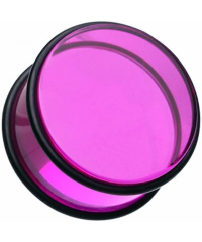 Basic Acrylic No Flare WildKlas Ear Gauge Plug (Sold as Pairs) 7/8" (22mm) Purple $10.44 Body Jewelry