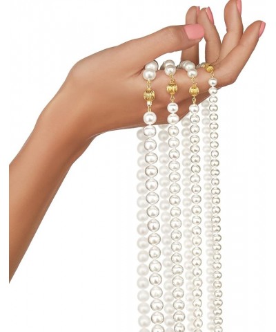 6-7mm Cultured Pearl Necklace With 14kt Yellow Gold 30.0 Inches $79.56 Necklaces