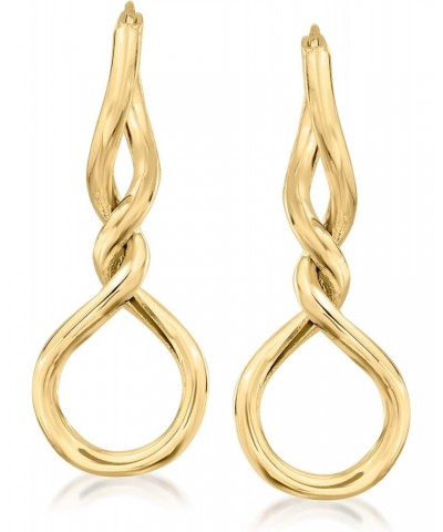 14kt Yellow Gold Twisted Hoop Earrings $88.90 Earrings