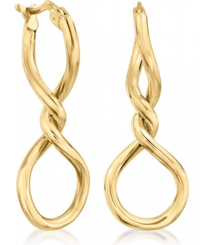 14kt Yellow Gold Twisted Hoop Earrings $88.90 Earrings