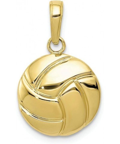 10k Gold Polished Volleyball Charm $39.90 Bracelets