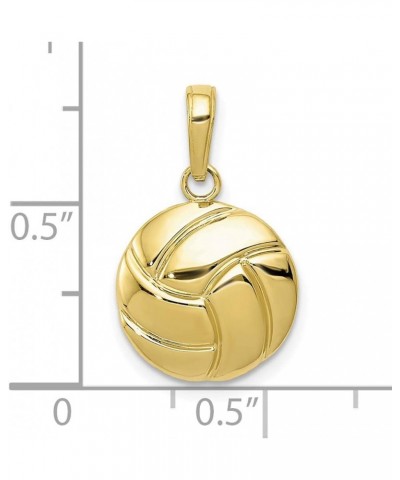 10k Gold Polished Volleyball Charm $39.90 Bracelets