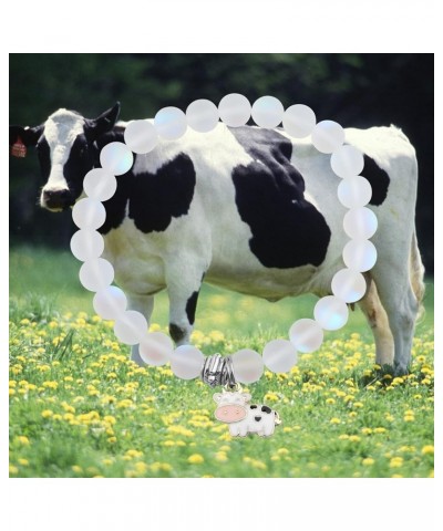 Cow Gifts Cow Lover Bracelet Western Cowgirl Jewelry Cow Owner Gifts Pet Pygmy Cows Gift for Family Best Friend Cow Lover Bra...