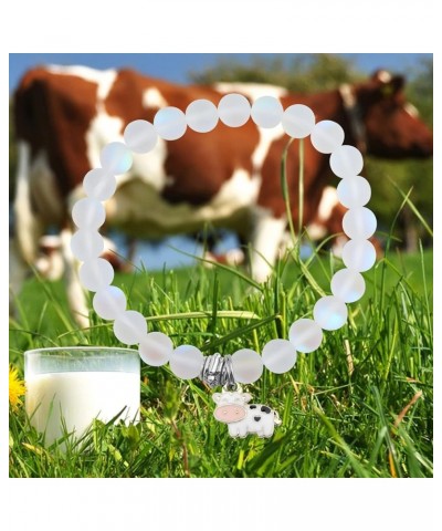 Cow Gifts Cow Lover Bracelet Western Cowgirl Jewelry Cow Owner Gifts Pet Pygmy Cows Gift for Family Best Friend Cow Lover Bra...