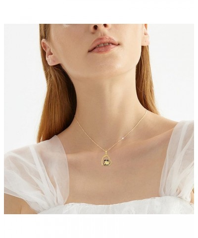 Cat/Penguin/Butterfly/Owl Necklace 14k Gold Penguin Jewelry 14kt Gold Penguin Gifts for Women Girls Penguin $103.40 Necklaces