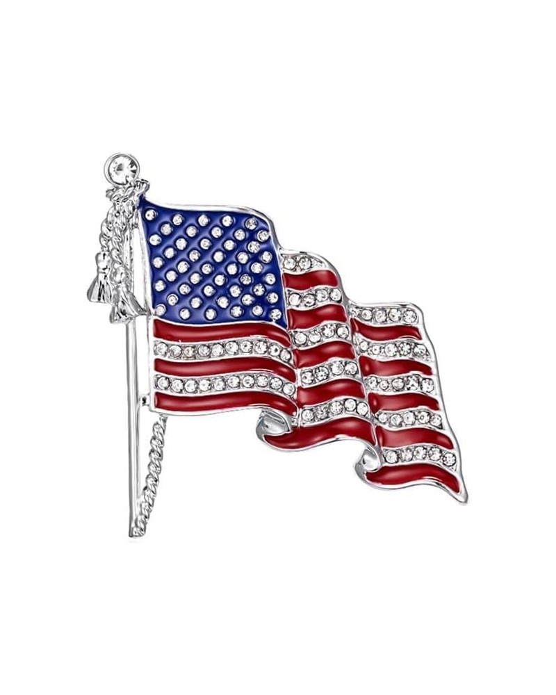 Women Stylish Charm Brooch Pin Crystal Rhinestone High Heel Princess Shoes Brooch Badge America USA Flag $7.69 Brooches & Pins