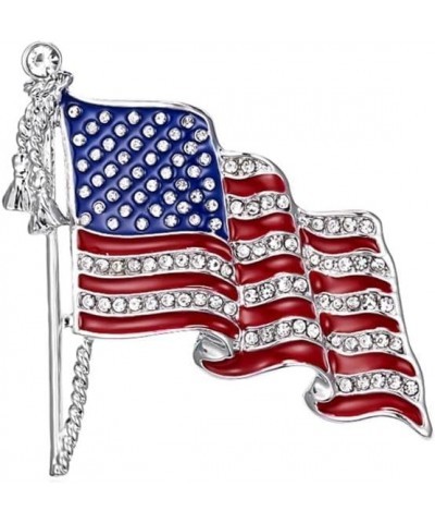 Women Stylish Charm Brooch Pin Crystal Rhinestone High Heel Princess Shoes Brooch Badge America USA Flag $7.69 Brooches & Pins