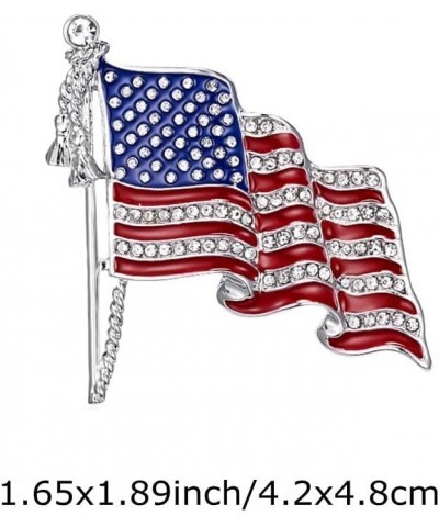 Women Stylish Charm Brooch Pin Crystal Rhinestone High Heel Princess Shoes Brooch Badge America USA Flag $7.69 Brooches & Pins