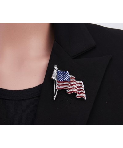 Women Stylish Charm Brooch Pin Crystal Rhinestone High Heel Princess Shoes Brooch Badge America USA Flag $7.69 Brooches & Pins