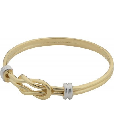 14k Two-tone Gold High Polish Love Knot Ring $57.60 Rings