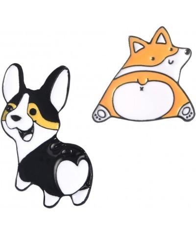 4 pcs Enamel Pins cute enamel pins enamel pin badges enamel lapel pins Corgi Shiba Inu As Shownx3pcs 2.79x2.54cmx3pcs $7.04 B...