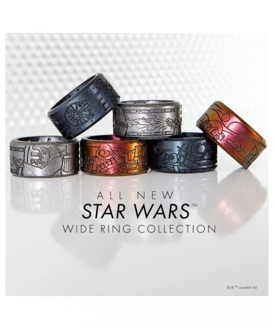 Star Wars Marquee Silicone Rings, Wide Ring Collection, Comfortable and Flexible Design Power of the Dark Side 12 $28.59 Rings