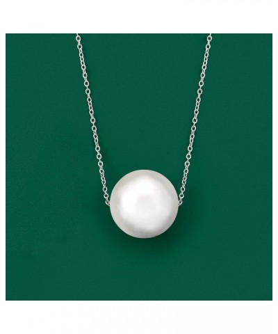 Shell Pearl Necklace in Sterling 16mm in Sterling Silver 18.0 Inches $34.56 Necklaces