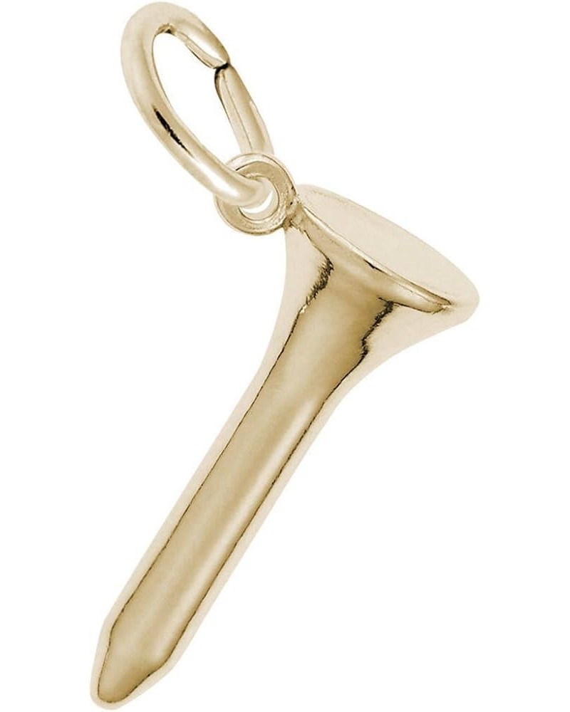 Rembrandt Golf Tee Charm 14K Yellow Gold $112.50 Bracelets