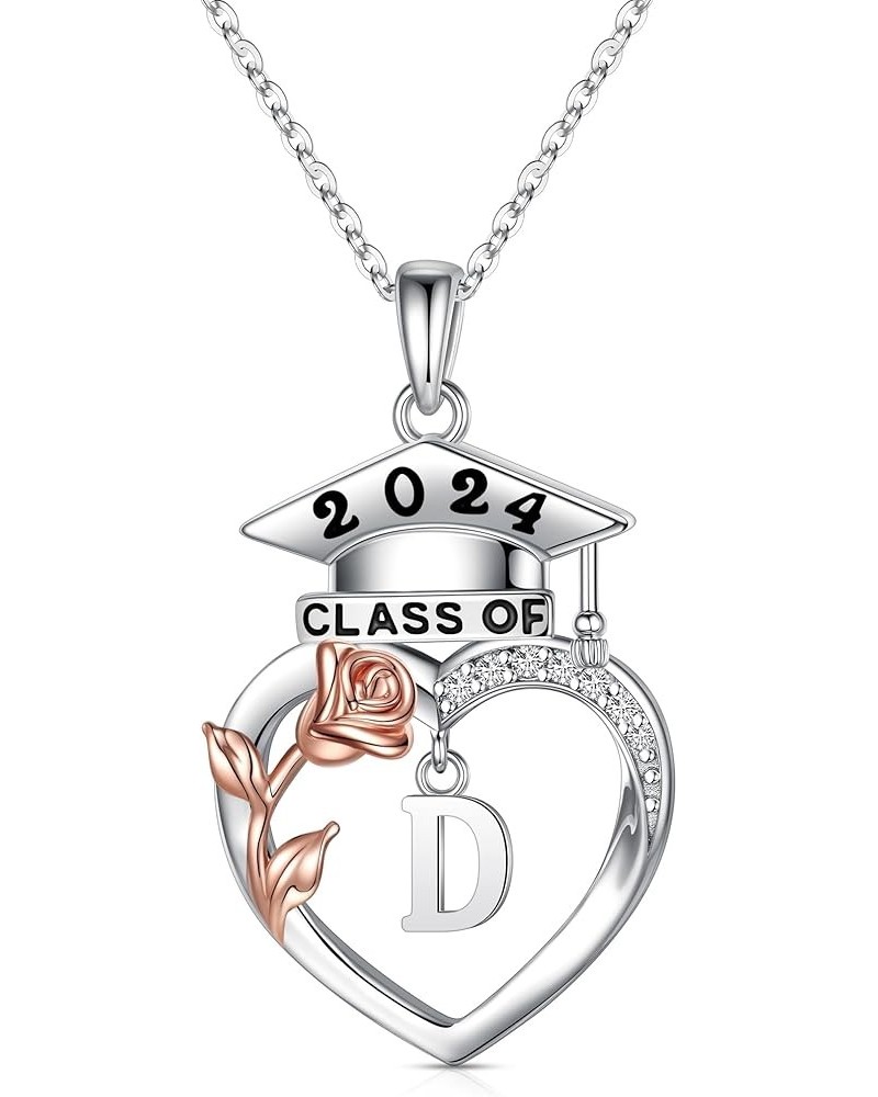 2024 Graduation Gifts for Her - S925 Sterling Silver Graduation Necklace High School College Graduation Gifts for Her Duaghte...