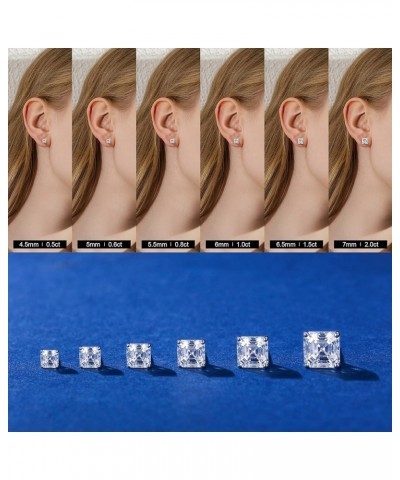 1-4ct Moissanite Stud Earrings for Women, D Color VVS1 Clarity Lab Created Diamond Earrings 14K White Yellow Rose Gold Black ...