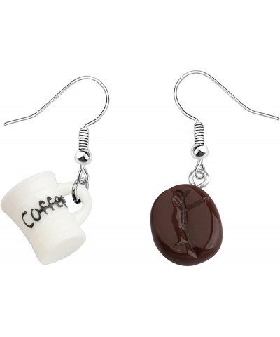 Coffee Earrings Dangle Coffee Gifts for Coffee Lovers Coffee Cup Earrings Jewelry Coffee cup earring $9.85 Earrings