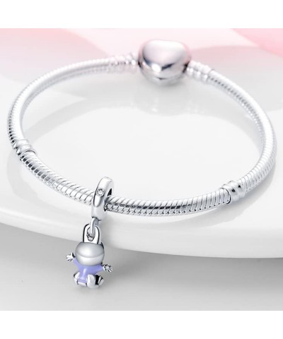 Bead Charms fit Pandora Bracelet, 925 Sterling Silver Pendant Charm with 5A Cubic Zirconia for Necklace and Bracelet Birthday...