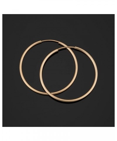 14k Yellow Gold Filled 1.5 mm Thick Endless Hoop Earrings (12, 16, 20, 30, 40, 50 or 60 mm) 30 MM $18.23 Earrings