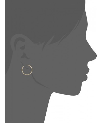 14k Yellow Gold Filled 1.5 mm Thick Endless Hoop Earrings (12, 16, 20, 30, 40, 50 or 60 mm) 30 MM $18.23 Earrings