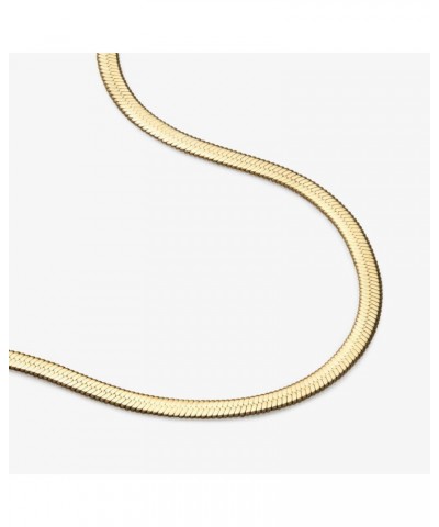 Chain Necklace - 14K Gold Plated Link Chain Necklace - Versatile, Easy-To-Layer, Hypoallergenic, Water-Resistant & Tarnish-Fr...