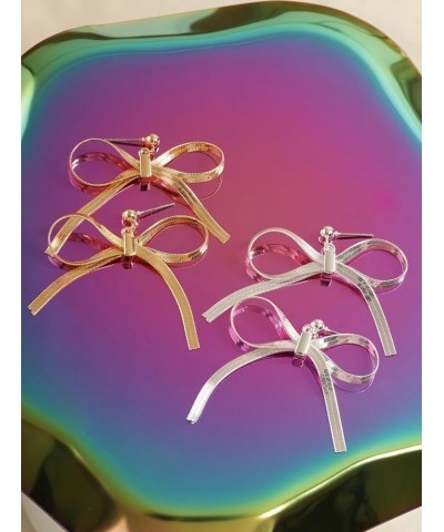 Bow Dangle Earrings for Women, Bow Jewelry for Women Dangling Trendy Stuff 4 B29 $8.09 Earrings