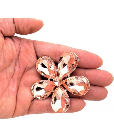 Brooch pins for women Crystal Rhinestone Daisy Flower Brooches Pin - Delicate Floral Design for Any Occasion Rose Gold $8.83 ...