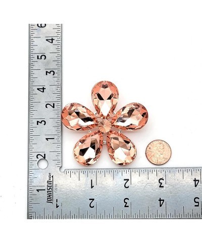 Brooch pins for women Crystal Rhinestone Daisy Flower Brooches Pin - Delicate Floral Design for Any Occasion Rose Gold $8.83 ...