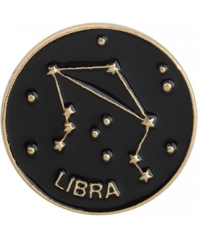 Zodiac Sign Constellation Brooch Astrology Horoscope Birthday Gift for Women Man Astrology Enamel Pins for Birth Libra Brooch...