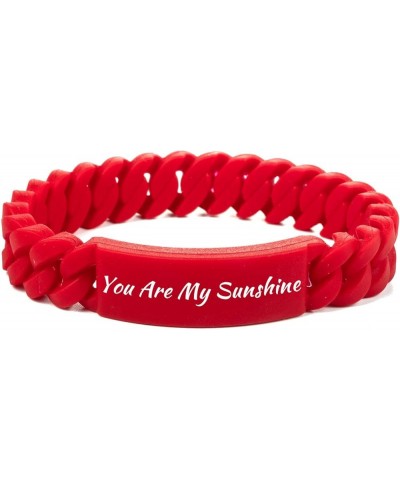 Comfortable Breathable Silicone Motivational Bracelets for Women Gifts - Personalized Bracelet Gifts Engraved Motivational Br...