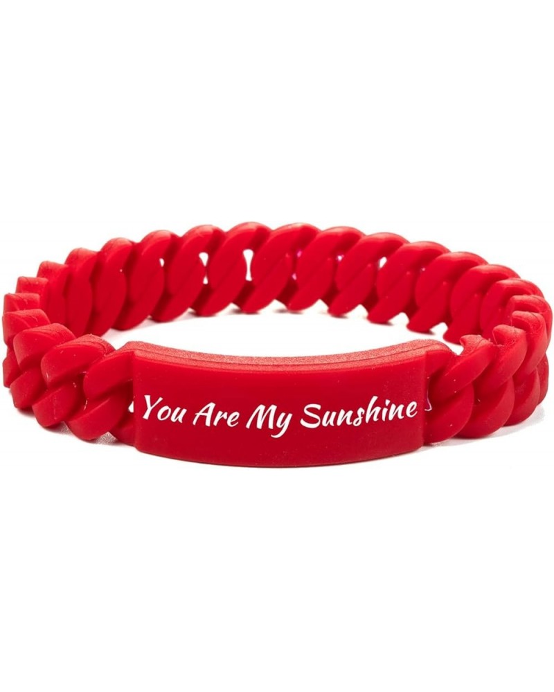 Comfortable Breathable Silicone Motivational Bracelets for Women Gifts - Personalized Bracelet Gifts Engraved Motivational Br...