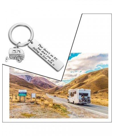 Happy Camper RV Keychain for Christmas Fan That There's An RV Jewelry Cousin Eddie's RV Christmas Holiday Gift That There's a...