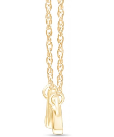 Mrs. Pendant Necklace for Womens in 14k Gold Over Sterling Silver yellow-gold-plated-silver $16.10 Necklaces