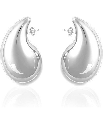 Fashion Earrings for Women Girls Silver-Small $12.23 Earrings