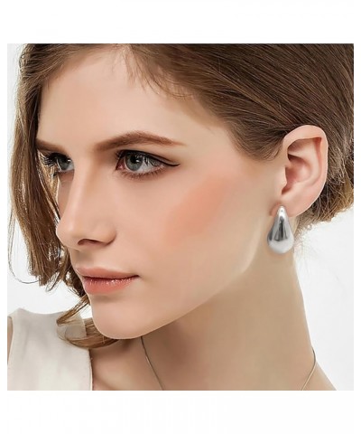 Fashion Earrings for Women Girls Silver-Small $12.23 Earrings