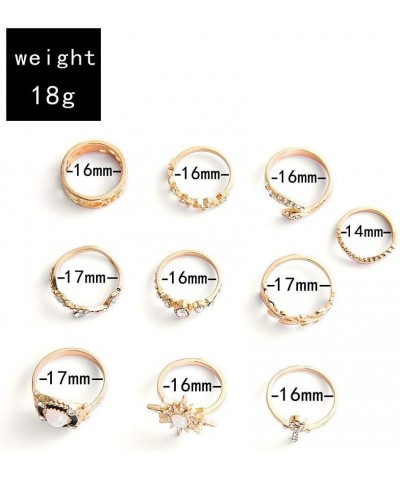 Gold Boho Ring Sets Stackable Knuckle Ring Vintage Snake Finger Rings Set Stacking Joint Midi Trendy Rings Sets for Women Gir...