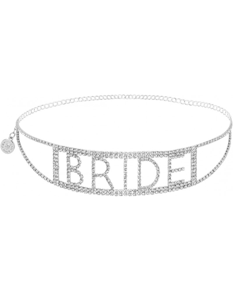 Rhinestone Bride Choker Necklace, 10.5" | Bride To Be Jewelry, Choker Necklace Accessory, Bridesmaid Gift, Bridal Shower Deco...