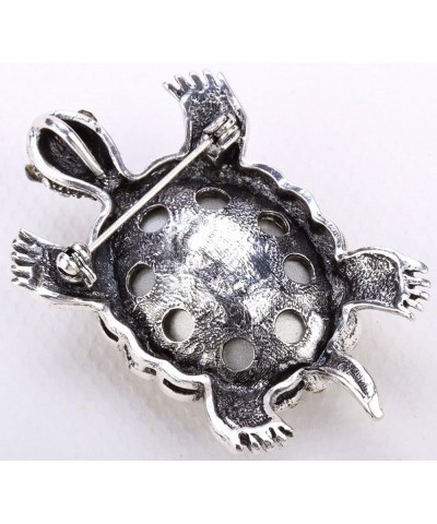 Women's Big Turtle Pin Brooch + Pendant 2 In 1 - Scarf Holders - Lead & Nickle Free - (2-1/4 x 1-1/2) Inches - Halloween Cost...