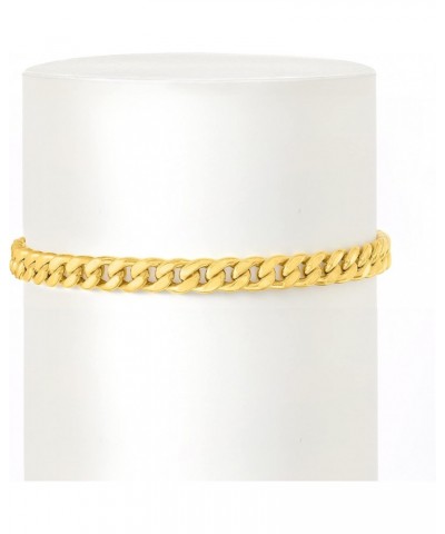 Italian 5mm 14kt Yellow Gold Curb-Link Bracelet. 8 inches $258.00 Bracelets