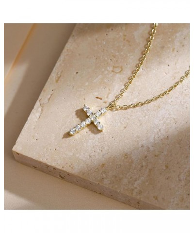 Cross Necklace for Women, Gold Necklace For Women, Dainty Gold Cross Necklaces For Women Girls, Cross Necklace, Silver, Gold ...