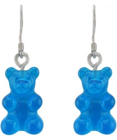 QQ Gummy Bear Handmade Earrings Blue $6.72 Earrings