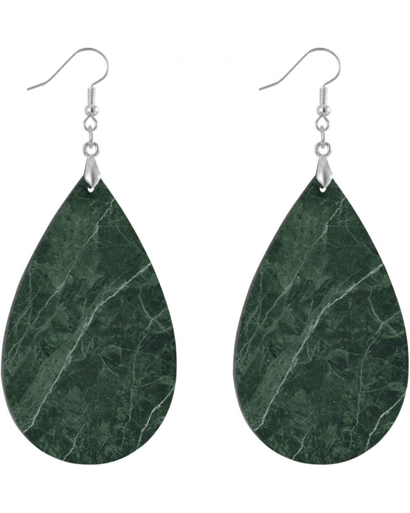 Fun Dangle Earrings for Women Drop Ear Rings, Leaf Style Marble/Drop Shape 3.6 Inches $7.64 Earrings