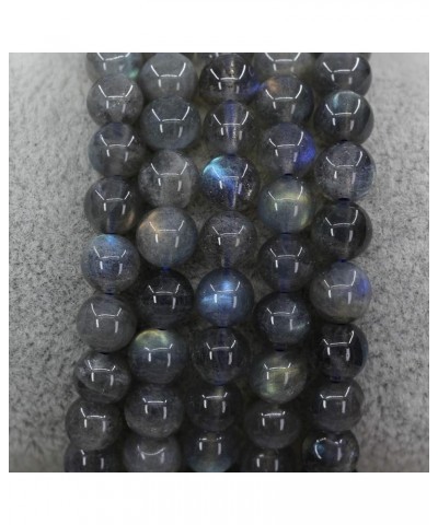 Natural Gemstone 6mm Round Beads Stretch Bracelet 7 Inch Labradorite $7.53 Bracelets