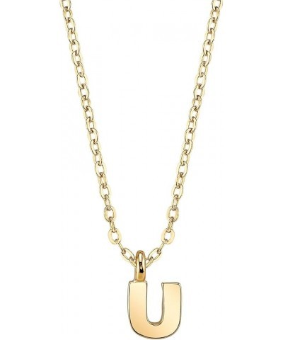 1928 Jewelry Gold-Tone 7mm Initial Pendant Necklace, 20 U $13.33 Necklaces