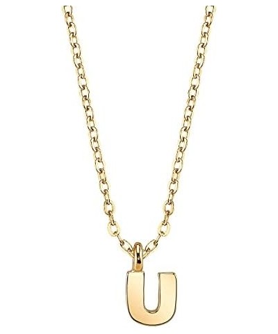 1928 Jewelry Gold-Tone 7mm Initial Pendant Necklace, 20 U $13.33 Necklaces