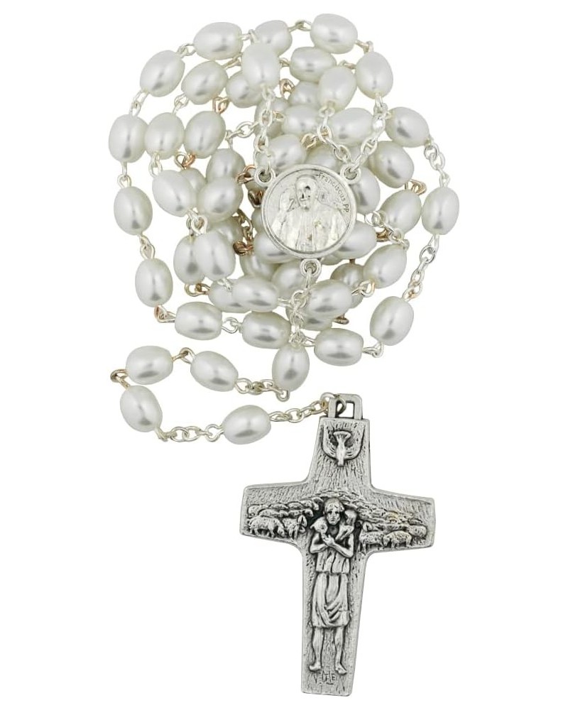 Saint Mother Teresa of Calcutta Rosary | Beautiful Pearl-Like Beads | Great Gift for Catholics, First Communion, and Confirma...