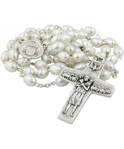 Saint Mother Teresa of Calcutta Rosary | Beautiful Pearl-Like Beads | Great Gift for Catholics, First Communion, and Confirma...