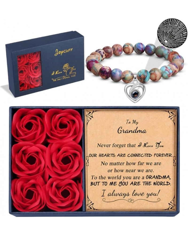 ??? ????????? ? ???? ??? ???????? Romantic Gifts Eternal Rose Gift Box for Daughter Granddaughter Girlfriend Sister Anniversa...