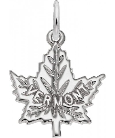 Vermont Maple Leaf Charm Sterling Silver $16.56 Bracelets