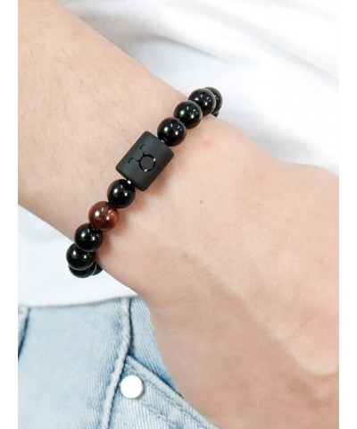 Zodiac Couple Bracelet for Men Black Onyx Natural Stone Bracelets for Women Gifts Men Gifts for Christmas BR- scorpio $8.09 B...